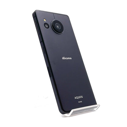【全額返金保証】【最速発送】SHARP AQUOS scene7 128GB ブラック docomo SIMフリー SH-53C 白ロム 動作確認済