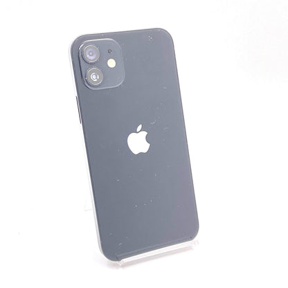 【最速発送】Apple iPhone iPhone 12 64GB ブラック au SIMフリー 白ロム【難有】 90%
