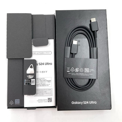 【全額返金保証】【最速発送】SAMSUNG Galaxy S24 Ultra docomo 512GB チタニウムグレー docomo SIMフリー SC-52E 動作確認済