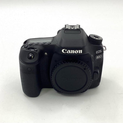 【全額返金保証】【最速発送】Canon デジタル一眼 EOS 80D ボディ ブラック 超美品 動作確認済