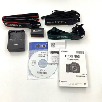 【全額返金保証】【最速発送】Canon デジタル一眼 EOS 80D ボディ ブラック 超美品 動作確認済