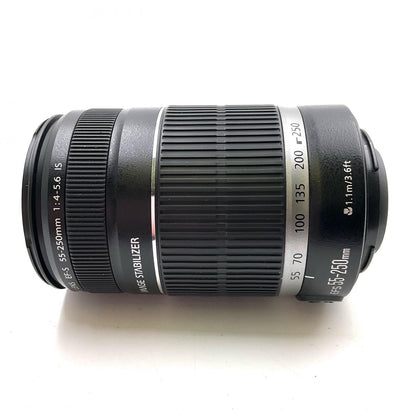 【全額返金保証】【最速発送】Canon EF-S55-250mm F4-5.6 IS 動作確認済