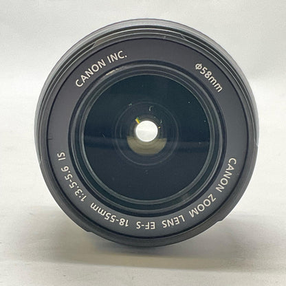 【全額返金保証】【最速発送】Canon EF-S18-55mm F3.5-5.6 IS 動作確認済