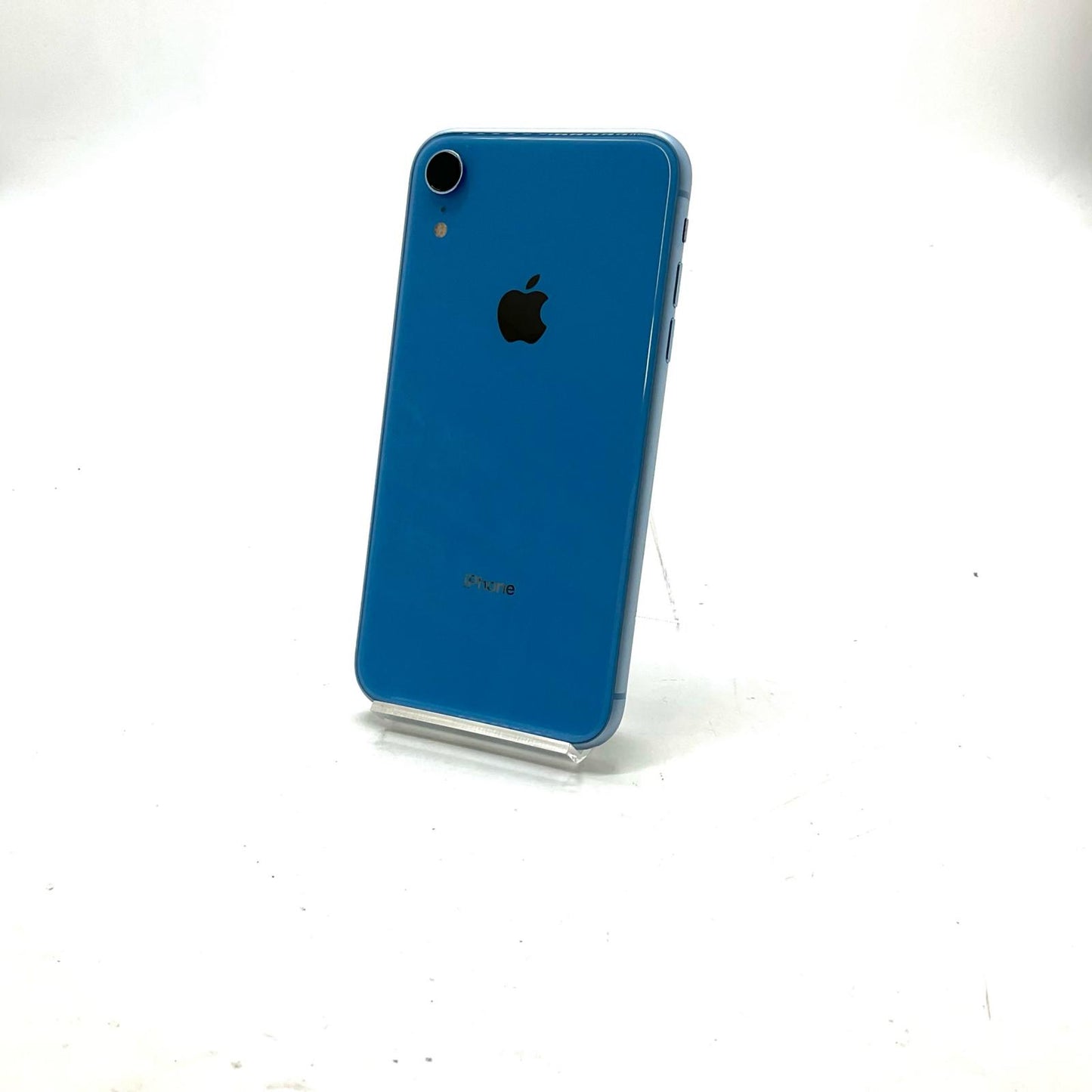 【全額返金保証】【最速発送】Apple iPhone iPhone XR 64GB ブルー au 白ロム 動作確認済 82%