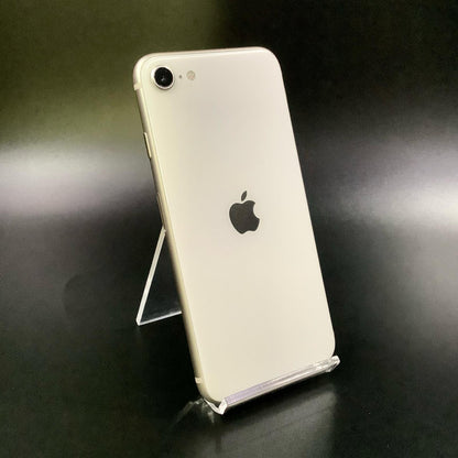 【全額返金保証】【最速発送】Apple iPhone iPhone SE（第3世代） 64GB Softbank SIMフリー 白ロム 美品 動作確認済 86%