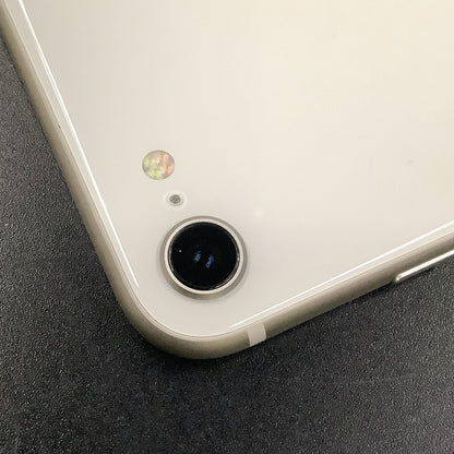 【全額返金保証】【最速発送】Apple iPhone iPhone SE（第3世代） 64GB Softbank SIMフリー 白ロム 美品 動作確認済 86%