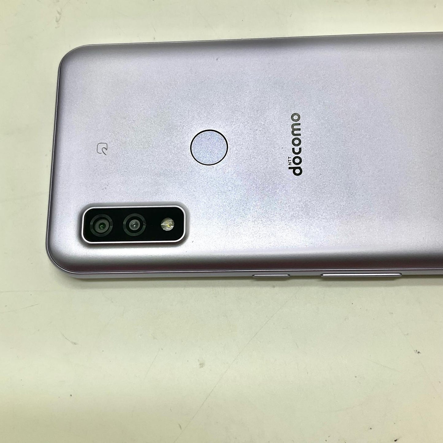 【全額返金保証】【最速発送】富士通 arrows We 64GB パープル docomo SIMフリー F-51B 白ロム 動作確認済