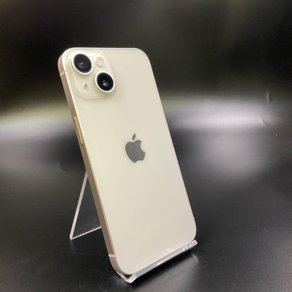 【全額返金保証】【最速発送】Apple iPhone iPhone 14 128GB スターライト docomo 白ロム 動作確認済 88%