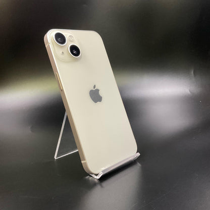 【全額返金保証】【最速発送】Apple iPhone iPhone 14 128GB スターライト docomo 白ロム 動作確認済 90%