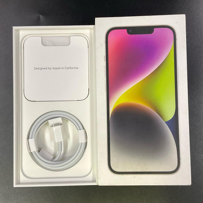 【全額返金保証】【最速発送】Apple iPhone iPhone 14 128GB スターライト docomo 白ロム 動作確認済 90%