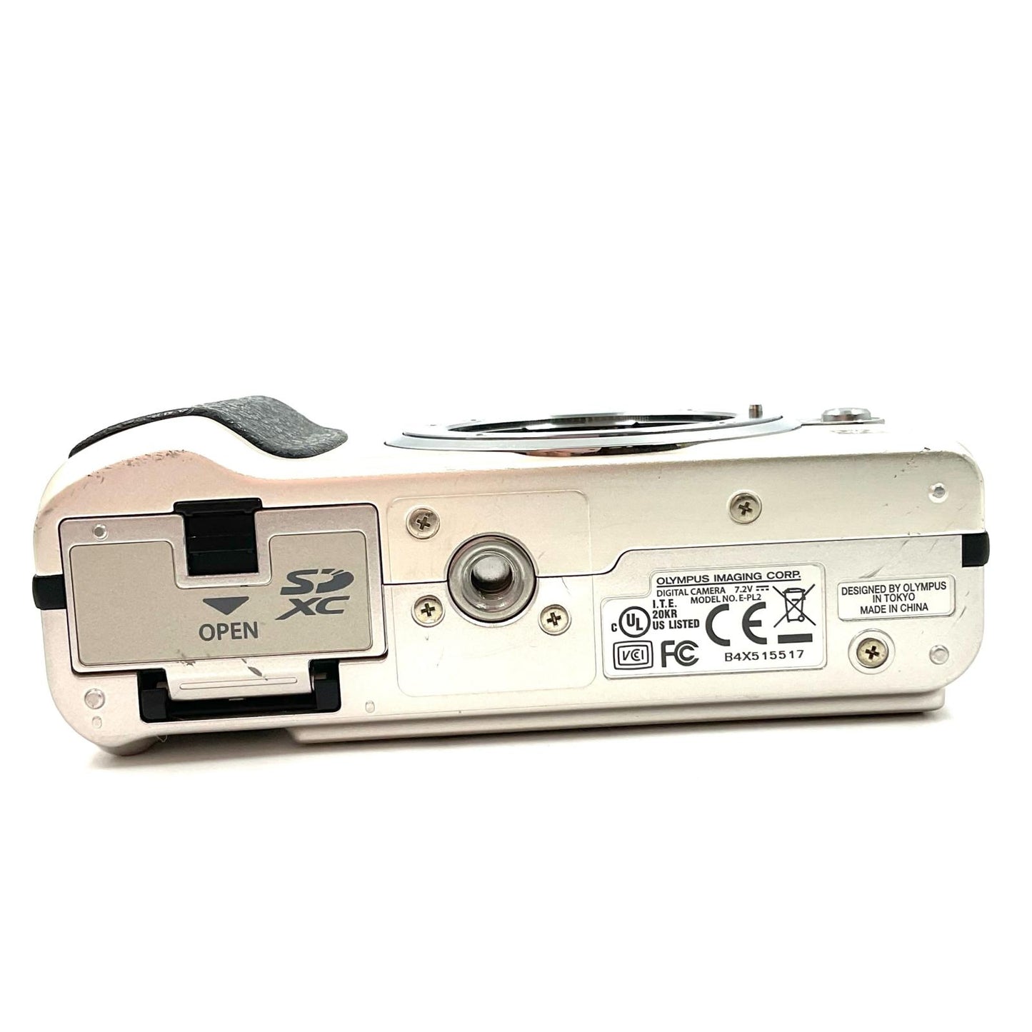 【全額返金保証】【最速発送】OLYMPUS デジタル一眼 オリンパス PEN Lite E-PL2 シャンパンゴールド 動作確認済