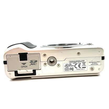 【全額返金保証】【最速発送】OLYMPUS デジタル一眼 オリンパス PEN Lite E-PL2 シャンパンゴールド 動作確認済