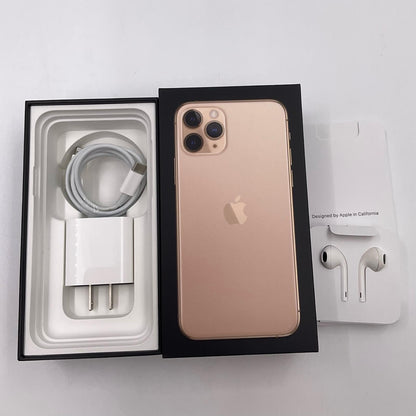 【全額返金保証】【最速発送】Apple iPhone iPhone 11 Pro 64GB ゴールド au 白ロム 動作確認済 85%