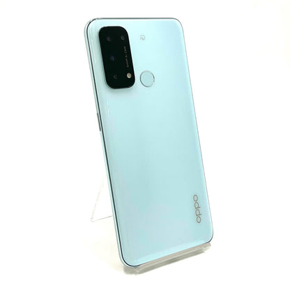 【全額返金保証】【最速発送】OPPO Reno 5 A 128GB アイスブルー Softbank A103OP 白ロム 動作確認済