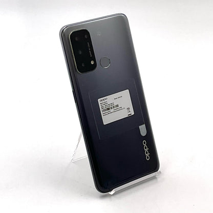 【全額返金保証】【最速発送】OPPO Reno 5 A 128GB シルバーブラック SIMフリー CPH2199 白ロム 動作確認済
