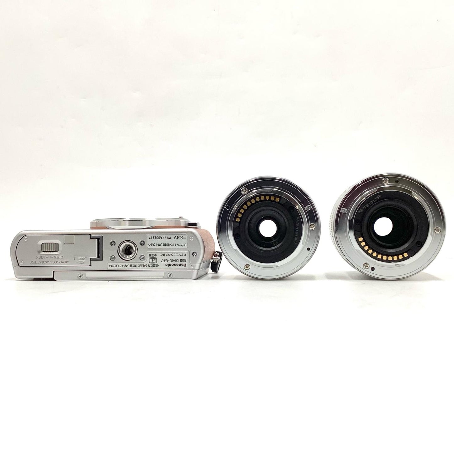 【全額返金保証】【最速発送】Panasonic デジタル一眼 LUMIX DMC-GF7W ダブルズームレンズキット ブラウン 美品 動作確認済