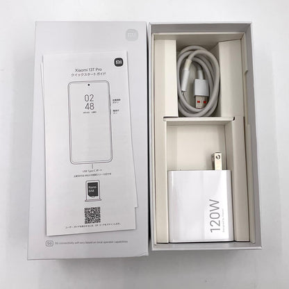 【全額返金保証】【最速発送】Xiaomi Xiaomi 13T Pro 256GB ブラック SIMフリー 23088PND5R 白ロム 動作確認済