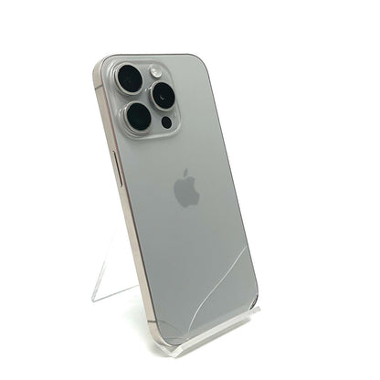 【最速発送】Apple iPhone iPhone 15 Pro 1TB ナチュラルチタニウム SIMフリー 白ロム【難有】 88%