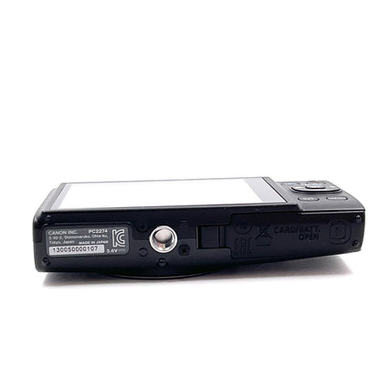 【全額返金保証】【最速発送】Canon コンパクトデジタルカメラ IXY650 ブラック 超美品 動作確認済