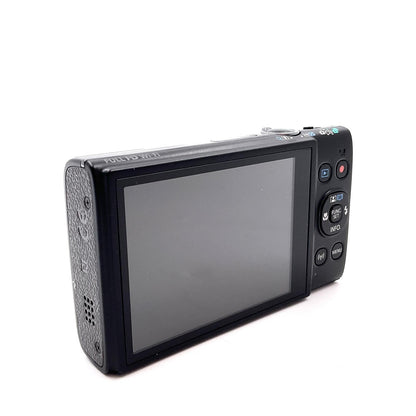 【全額返金保証】【最速発送】Canon コンパクトデジタルカメラ IXY650 ブラック 超美品 動作確認済