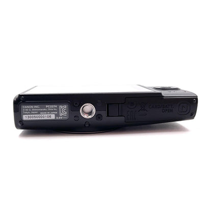 【全額返金保証】【最速発送】Canon コンパクトデジタルカメラ IXY650 ブラック 超美品 動作確認済