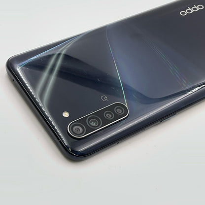 【全額返金保証】【最速発送】OPPO Reno 3 A 128GB ブラック Softbank A002OP 白ロム 動作確認済