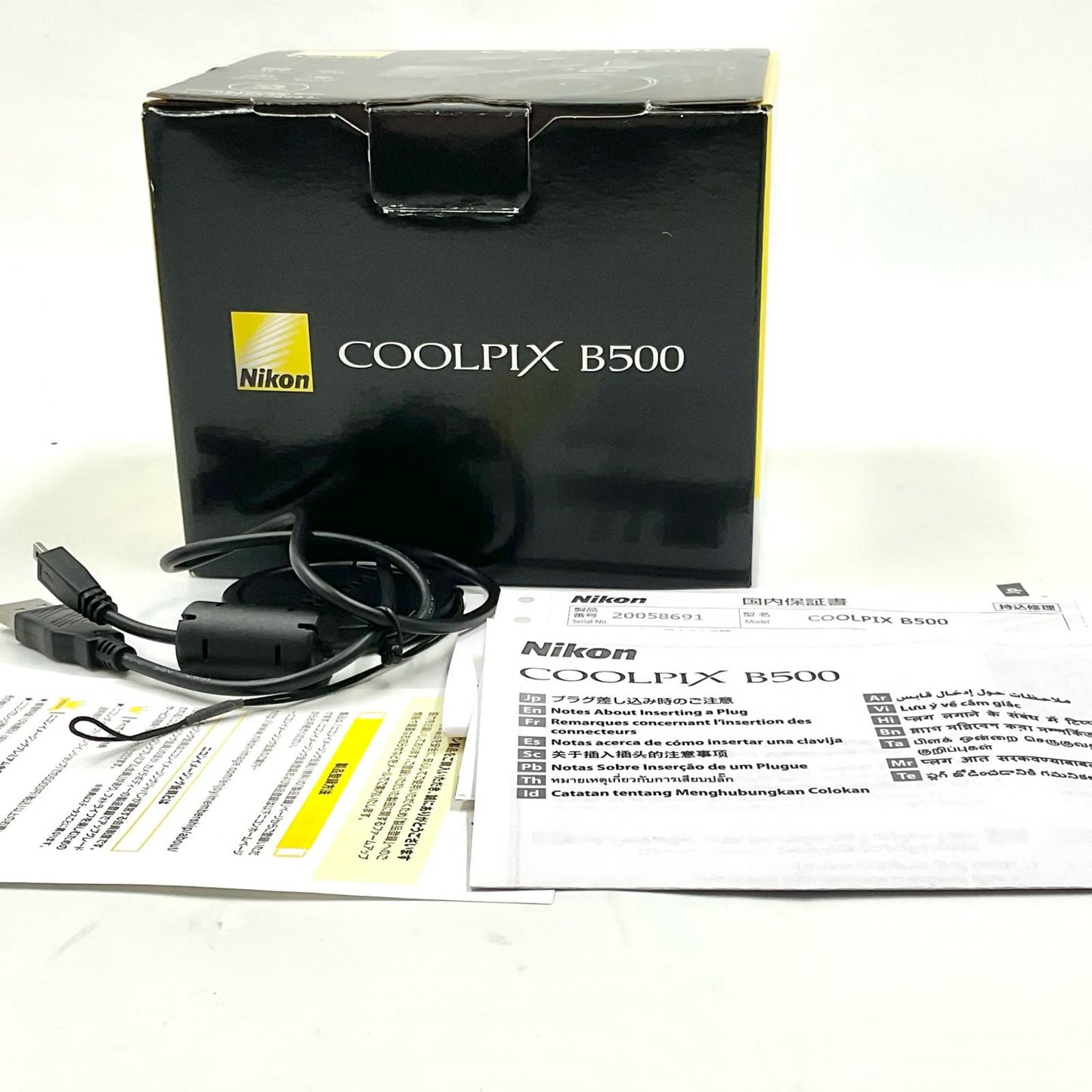 【全額返金保証】【最速発送】Nikon コンパクトデジタルカメラ COOLPIX B500 [ブラック] 動作確認済