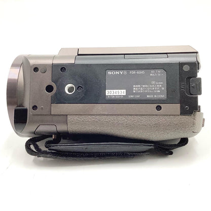 【全額返金保証】【最速発送】Sony FDR-AX45 (TI) [ブロンズブラウン] 動作確認済