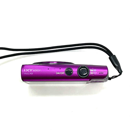 【全額返金保証】【最速発送】Canon コンパクトデジタルカメラ IXY 600F (PR) 美品 動作確認済