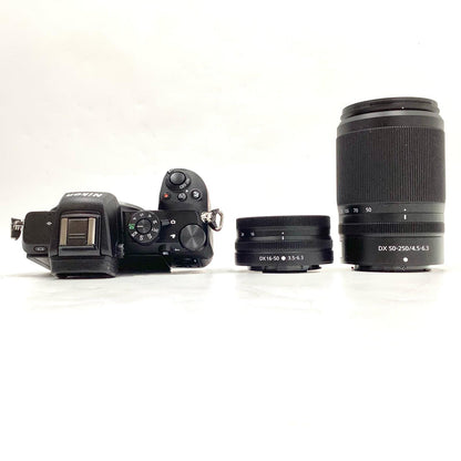 【全額返金保証】【最速発送】Nikon デジタル一眼 Z 50 ダブルズームキット ブラック 美品 動作確認済