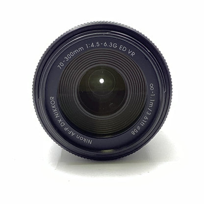 【全額返金保証】【最速発送】Nikon AF-P DX NIKKOR 70-300mm f/4.5-6.3G ED VR 動作確認済
