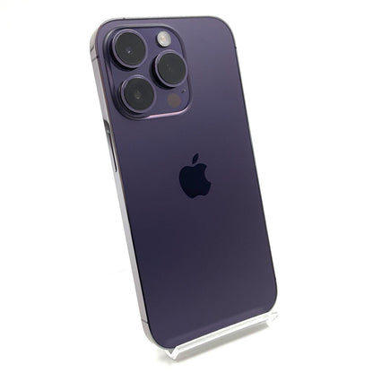 【全額返金保証】【最速発送】Apple iPhone iPhone 14 Pro 256GB ディープパープル docomo 動作確認済 77%