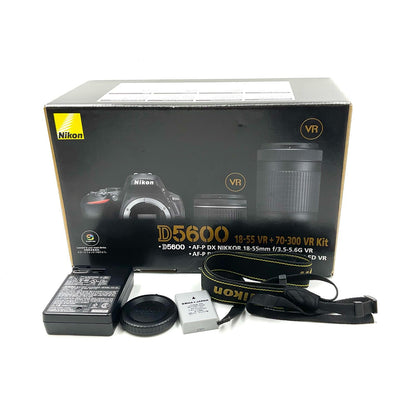 【全額返金保証】【最速発送】Nikon デジタル一眼 D5600 ボディ ブラック 動作確認済
