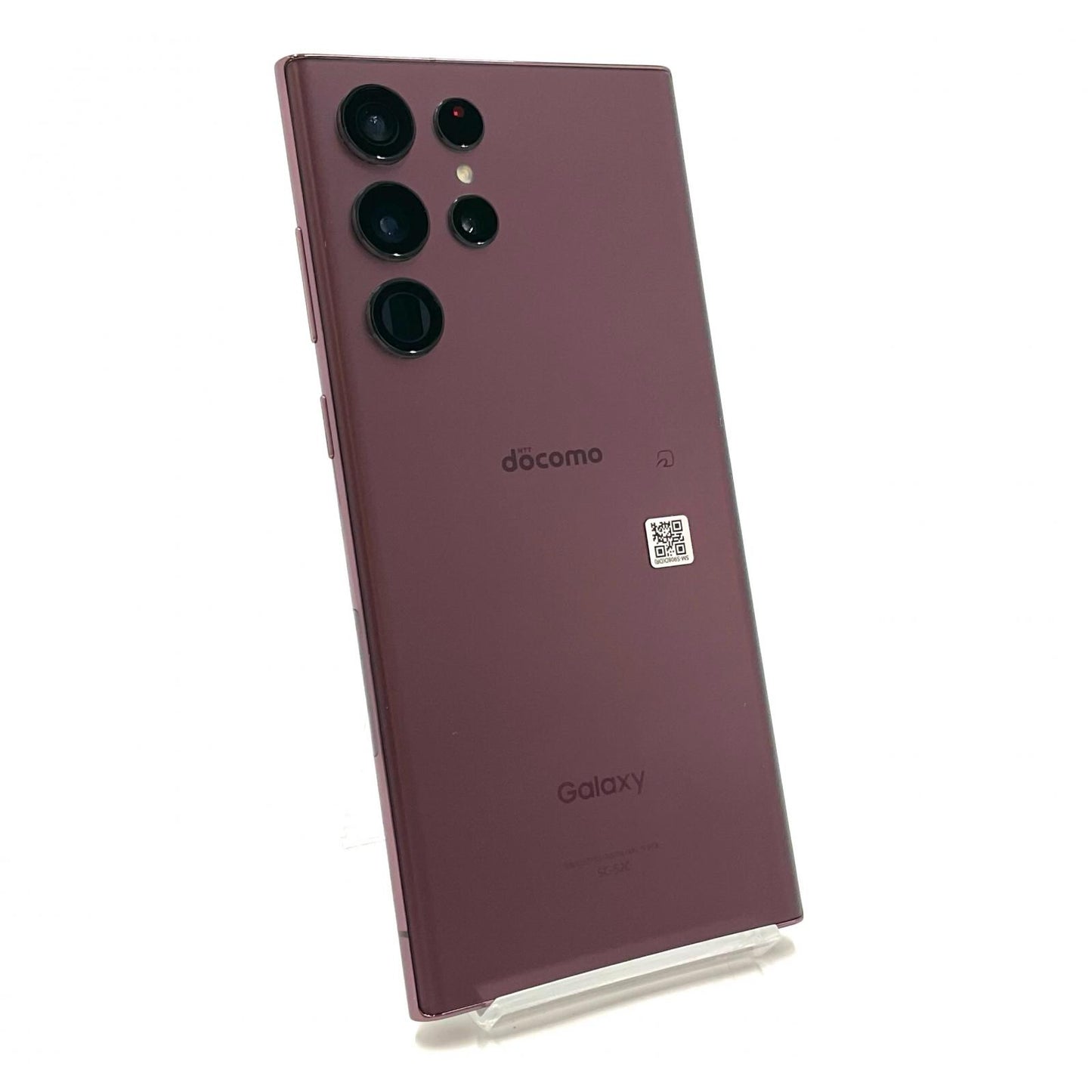 【全額返金保証】【最速発送】SAMSUNG Galaxy S22 Ultra 256GB バーガンディー docomo SC-52C 白ロム 動作確認済