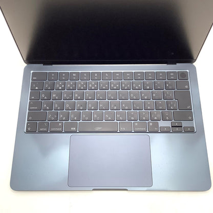 【全額返金保証】【最速発送】Apple MacBook Air 13.6インチ 2022 Apple M2 8GB SSD 256GB ミッドナイト 89% 動作確認済