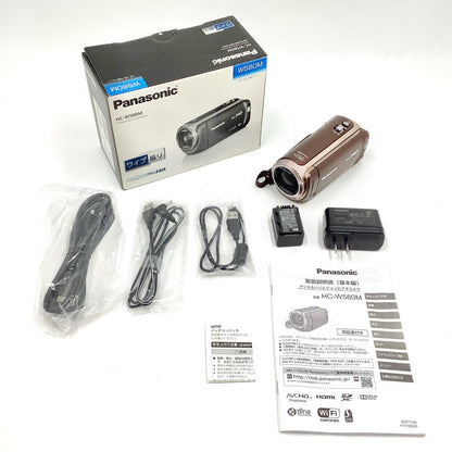 【全額返金保証】【最速発送】Panasonic HC-W580M-T [ブラウン] 超美品 動作確認済