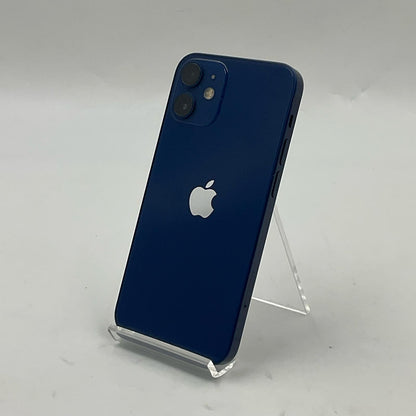 【全額返金保証】【最速発送】Apple iPhone iPhone mini 12 mini 64GB ブルー Softbank 白ロム 動作確認済 82%