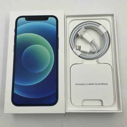 【全額返金保証】【最速発送】Apple iPhone iPhone mini 12 mini 64GB ブルー Softbank 白ロム 動作確認済 82%