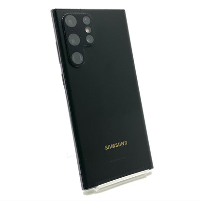 【全額返金保証】【最速発送】SAMSUNG Galaxy S22 Ultra シンガポール版 256GB ブラック SIMフリー SM-S908E/DS 白ロム 動作確認済