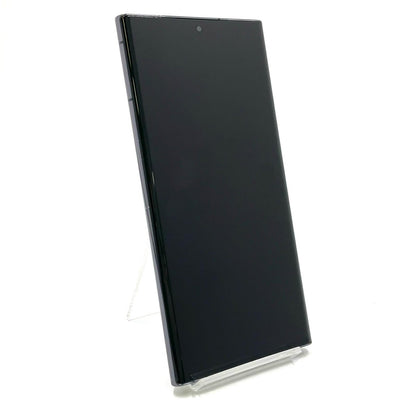 【全額返金保証】【最速発送】SAMSUNG Galaxy S22 Ultra シンガポール版 256GB ブラック SIMフリー SM-S908E/DS 白ロム 動作確認済