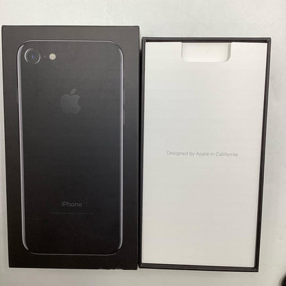 【全額返金保証】【最速発送】Apple iPhone iPhone 7 128GB ジェットブラック au SIMフリー 白ロム 動作確認済 79%
