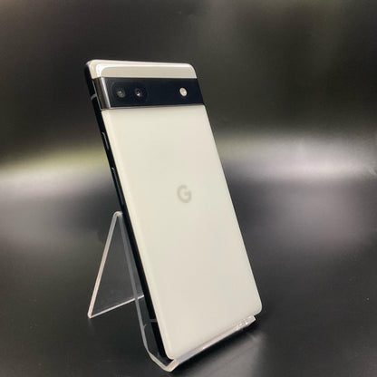 【全額返金保証】【最速発送】Google Pixel Pixel6a 128GB チョーク SIMフリー GB17L 白ロム 美品 動作確認済