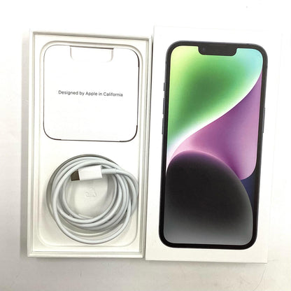 【全額返金保証】【最速発送】Apple iPhone iPhone 14 256GB ミッドナイト SIMフリー 白ロム 動作確認済 79%