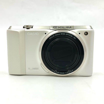 【全額返金保証】【最速発送】CASIO コンパクトデジタルカメラ HIGH SPEED EXILIM EX-ZR800WE [ホワイト] 美品 動作確認済