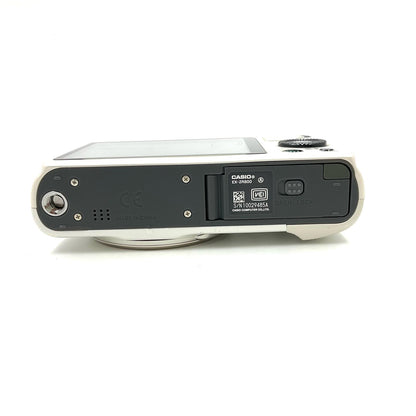 【全額返金保証】【最速発送】CASIO コンパクトデジタルカメラ HIGH SPEED EXILIM EX-ZR800WE [ホワイト] 美品 動作確認済