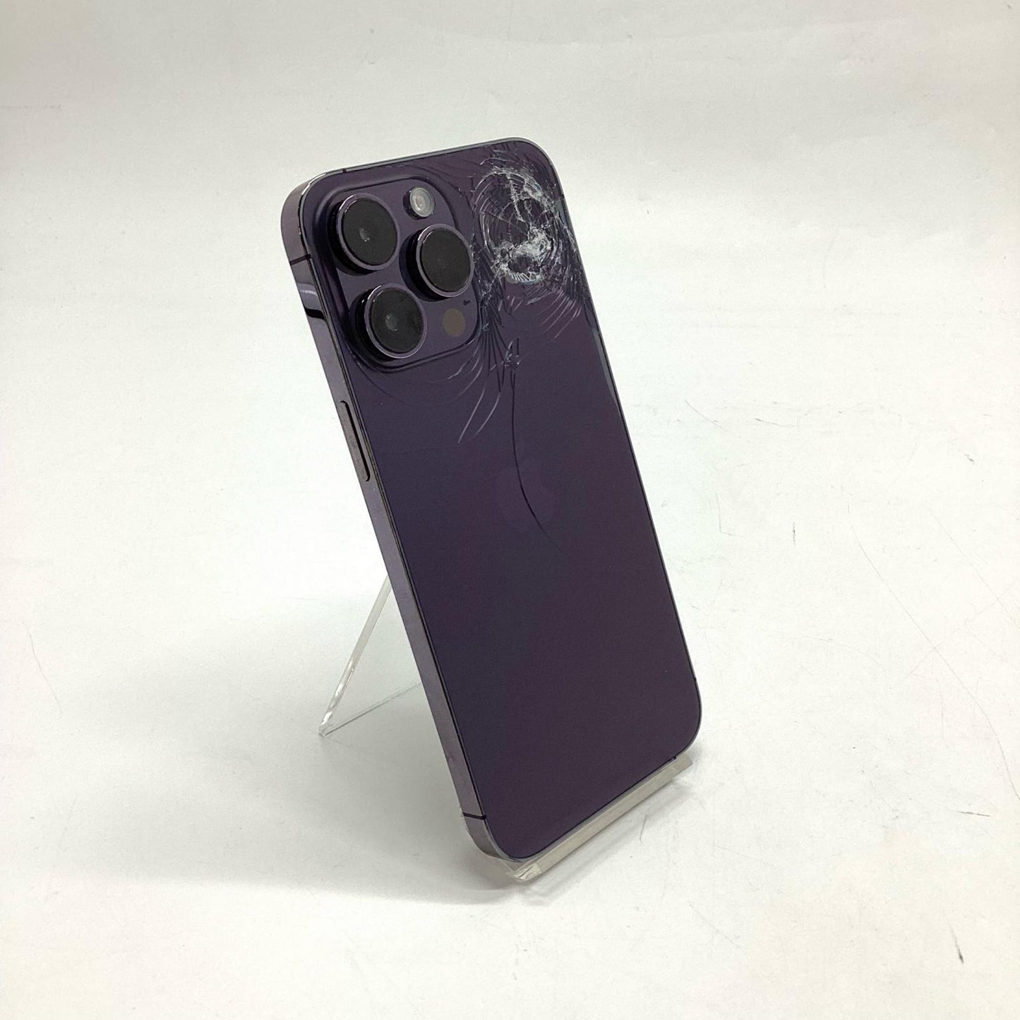【最速発送】Apple iPhone iPhone 14 Pro Max 256GB ディープパープル SIMフリー 白ロム【難有】 81%