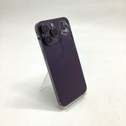 【最速発送】Apple iPhone iPhone 14 Pro Max 256GB ディープパープル SIMフリー 白ロム【難有】 81%