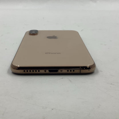 【全額返金保証】【最速発送】Apple iPhone iPhone XS 256GB ゴールド au SIMフリー 白ロム 動作確認済 77%