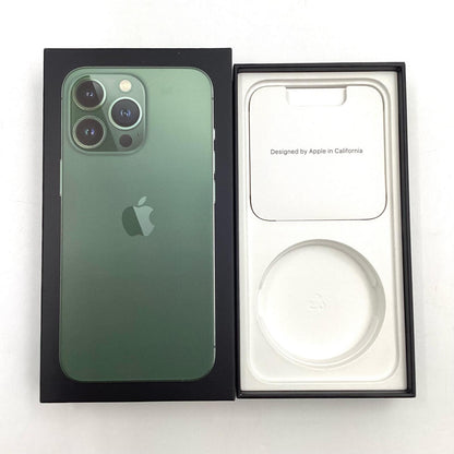 【全額返金保証】【最速発送】Apple iPhone iPhone 13 Pro 128GB アルパイングリーン Softbank 動作確認済 78%