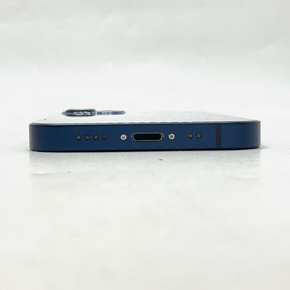 【全額返金保証】【最速発送】Apple iPhone iPhone 12 mini 64GB ブルー Softbank 白ロム 動作確認済 77%